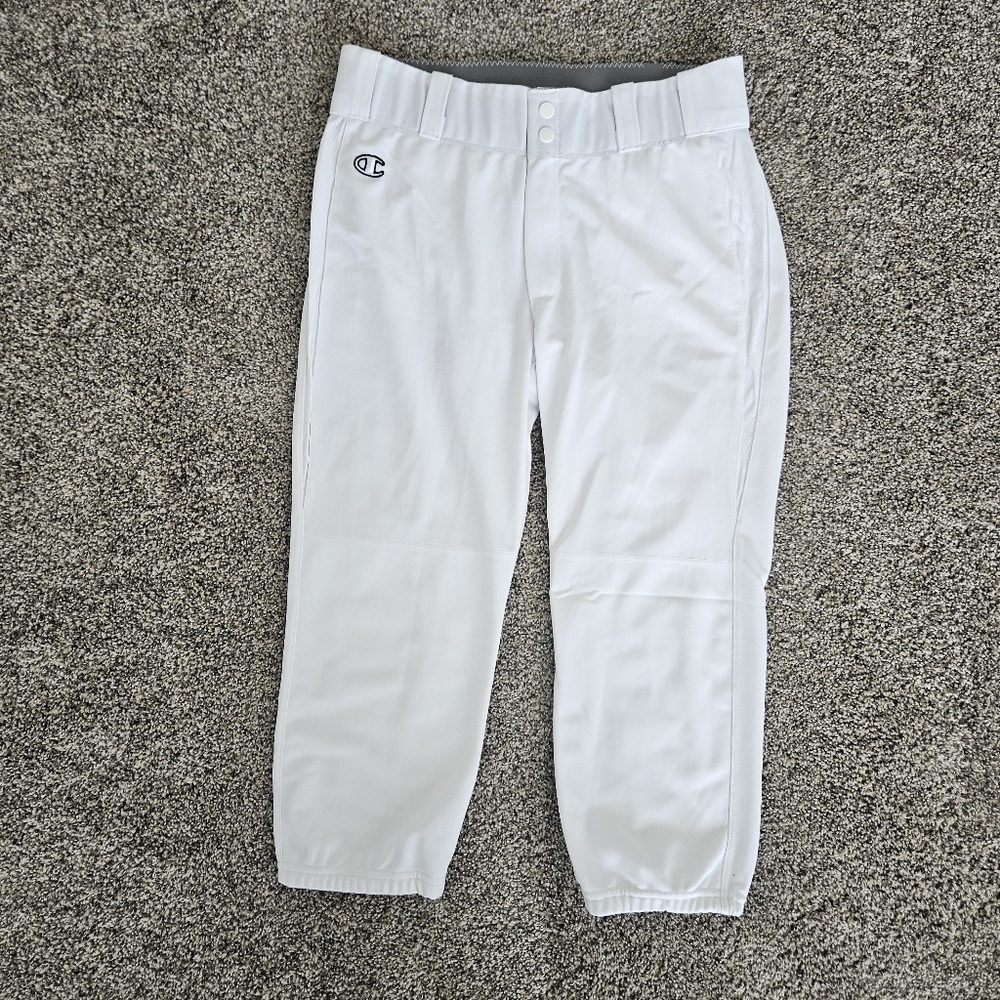 NWOT Champion White Baseball Softball Pants MENS Large Sports Practice